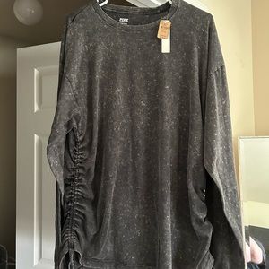 Grey PINK long sleeved top